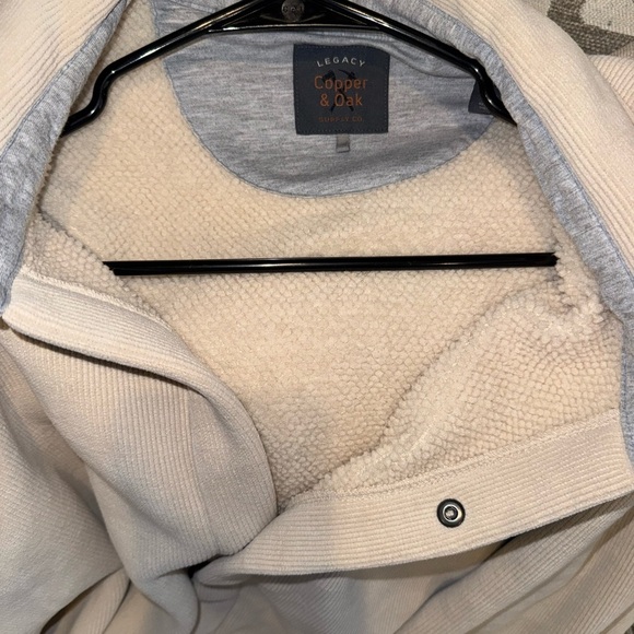 Men's COOPER & OAK warm Cream Jacket - Picture 4 of 6